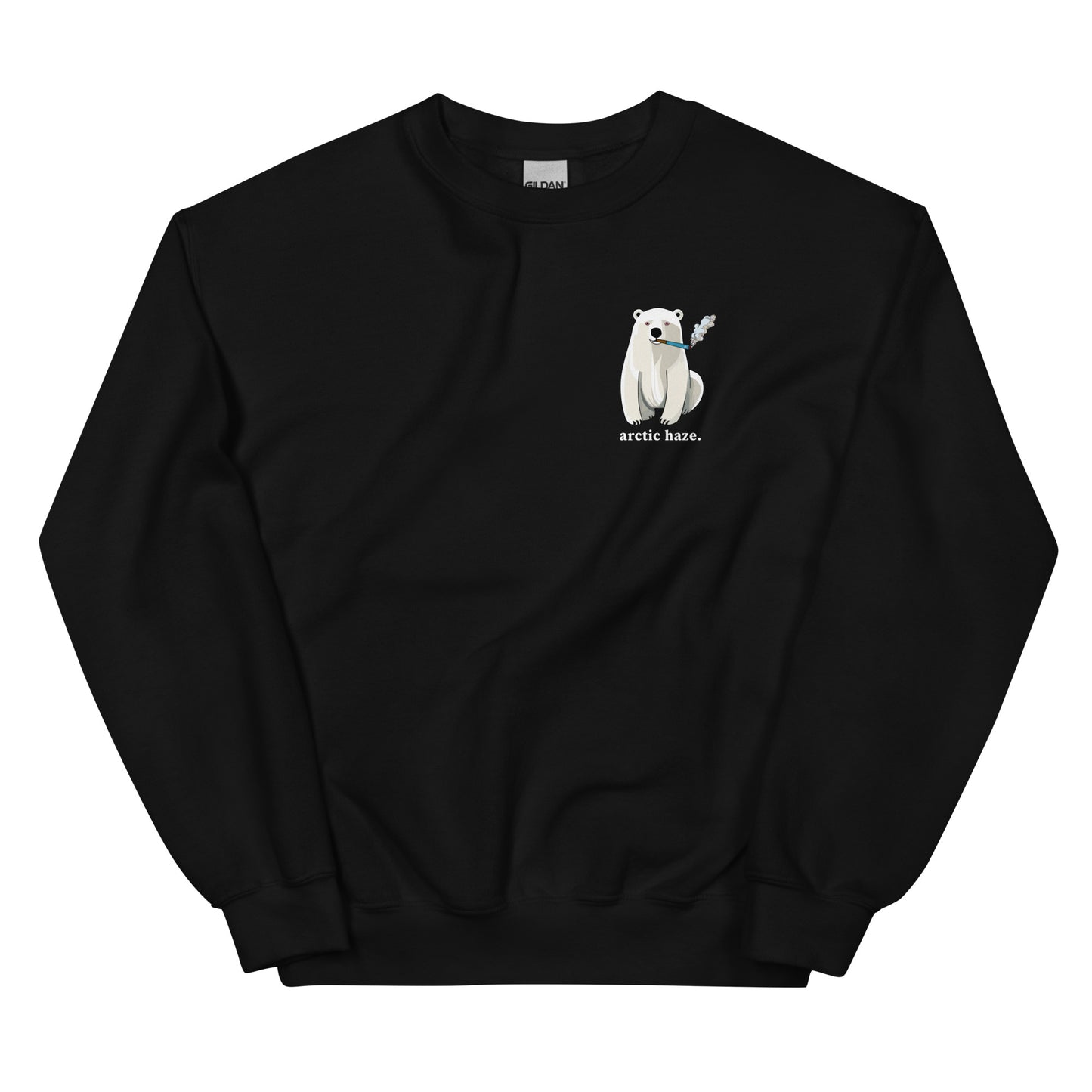 Stoned Polar Bear Pullover - Arctic Haze