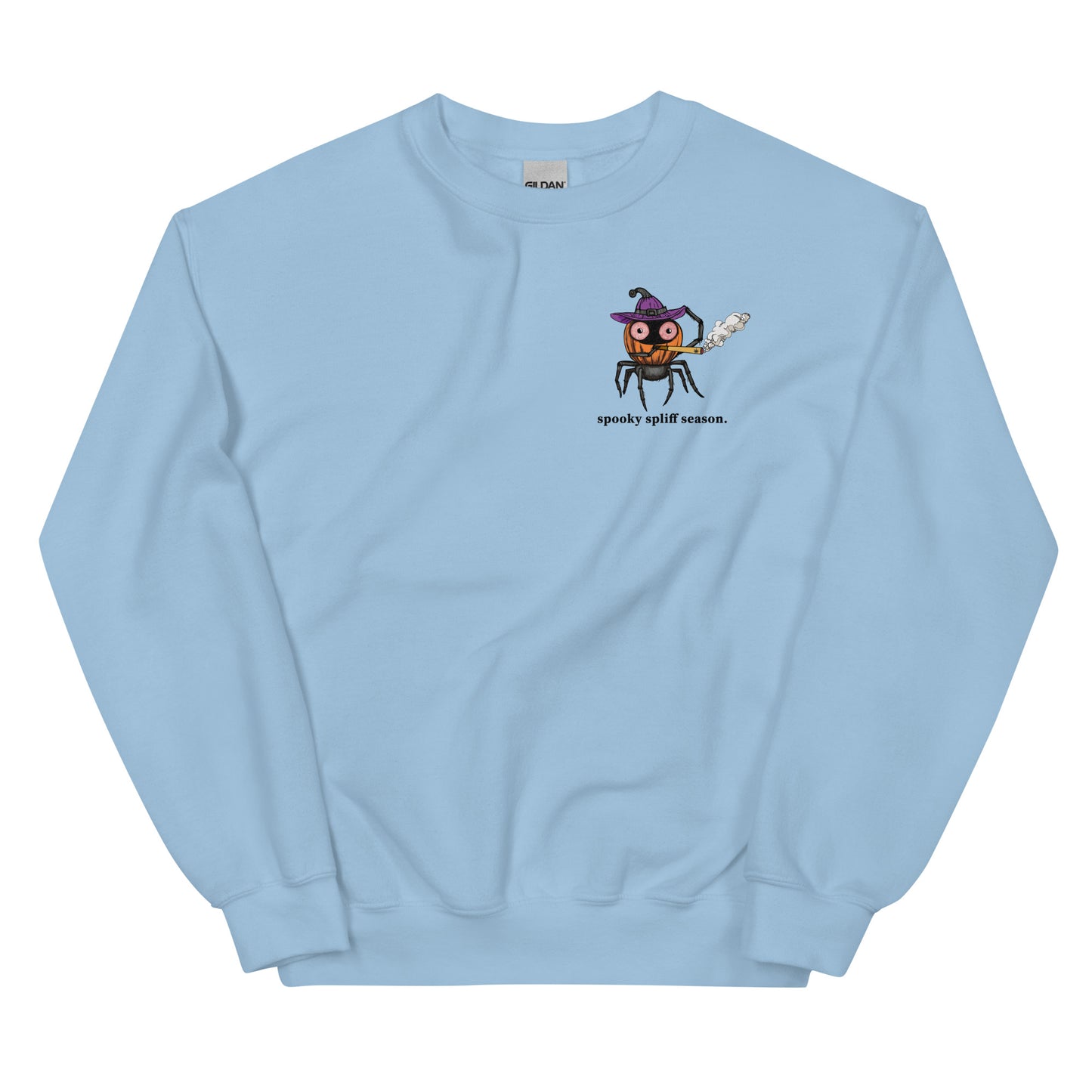 Stoned Spider Pullover - Spooky Spliff Season