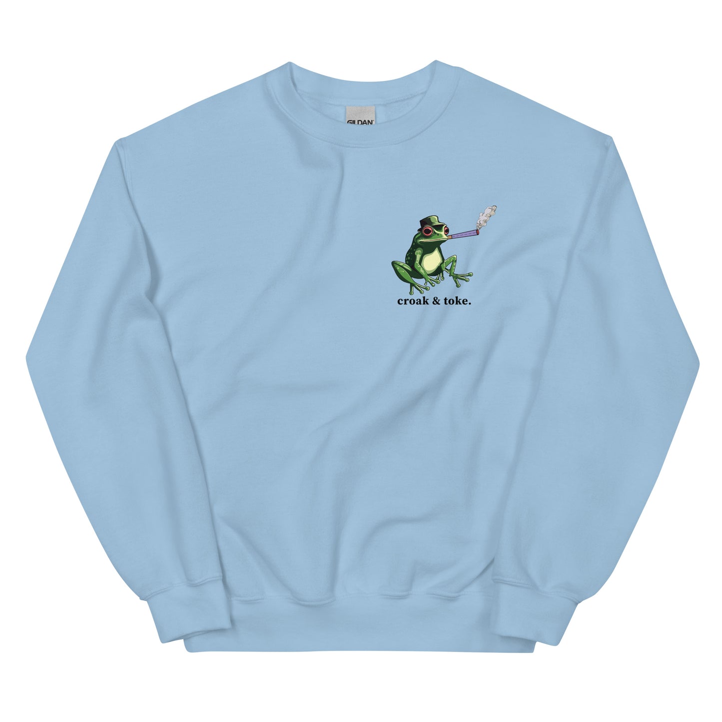 Stoned Frog Pullover - Croak and Toke