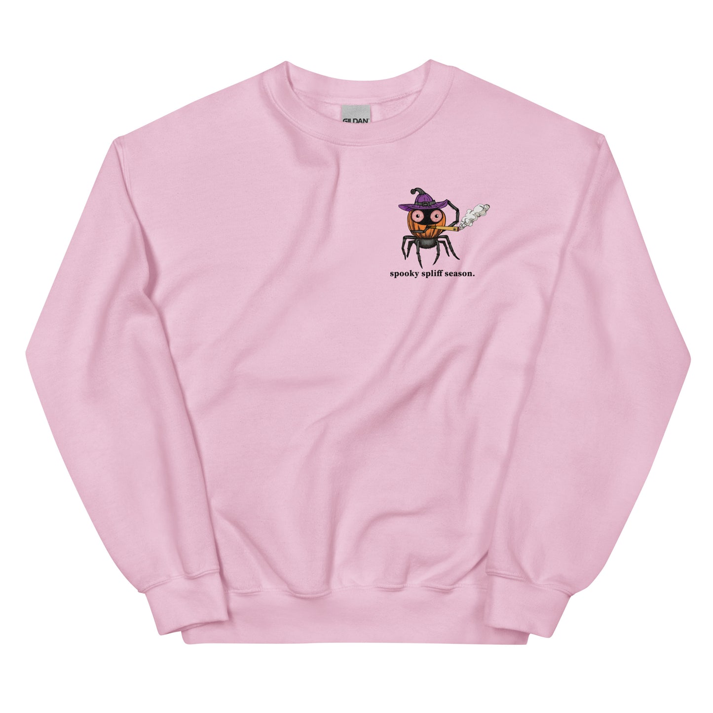 Stoned Spider Pullover - Spooky Spliff Season