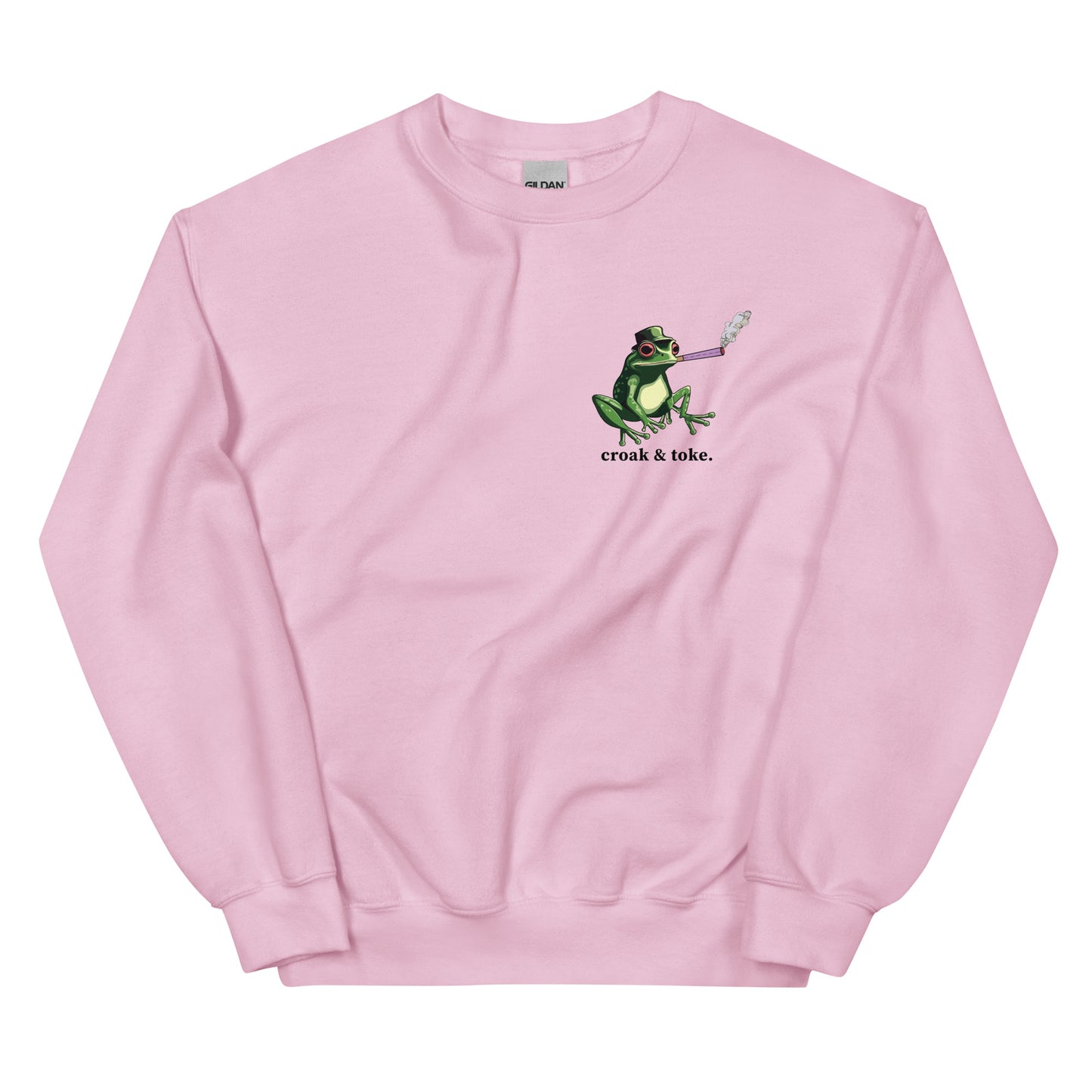 Stoned Frog Pullover - Croak and Toke