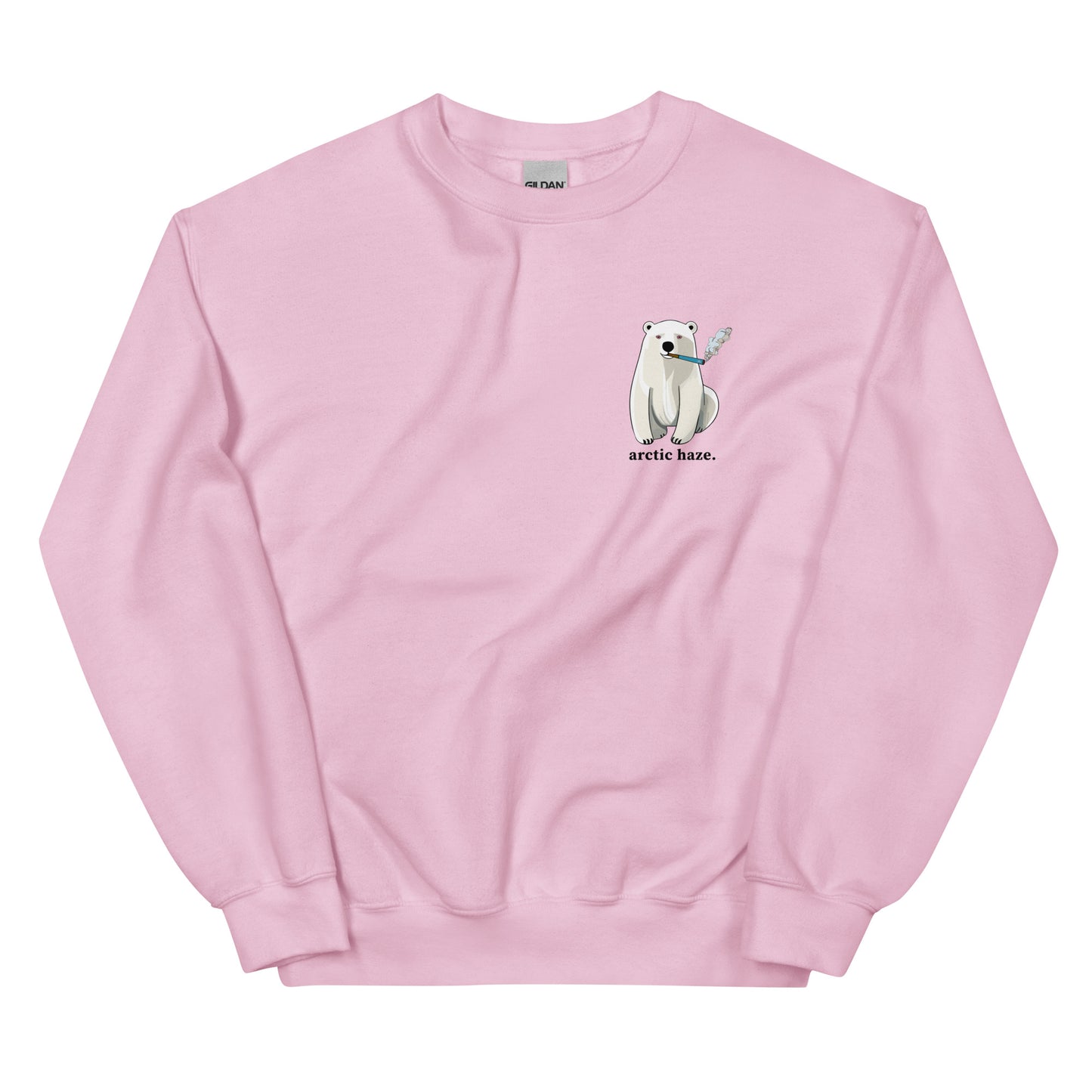 Stoned Polar Bear Pullover - Arctic Haze