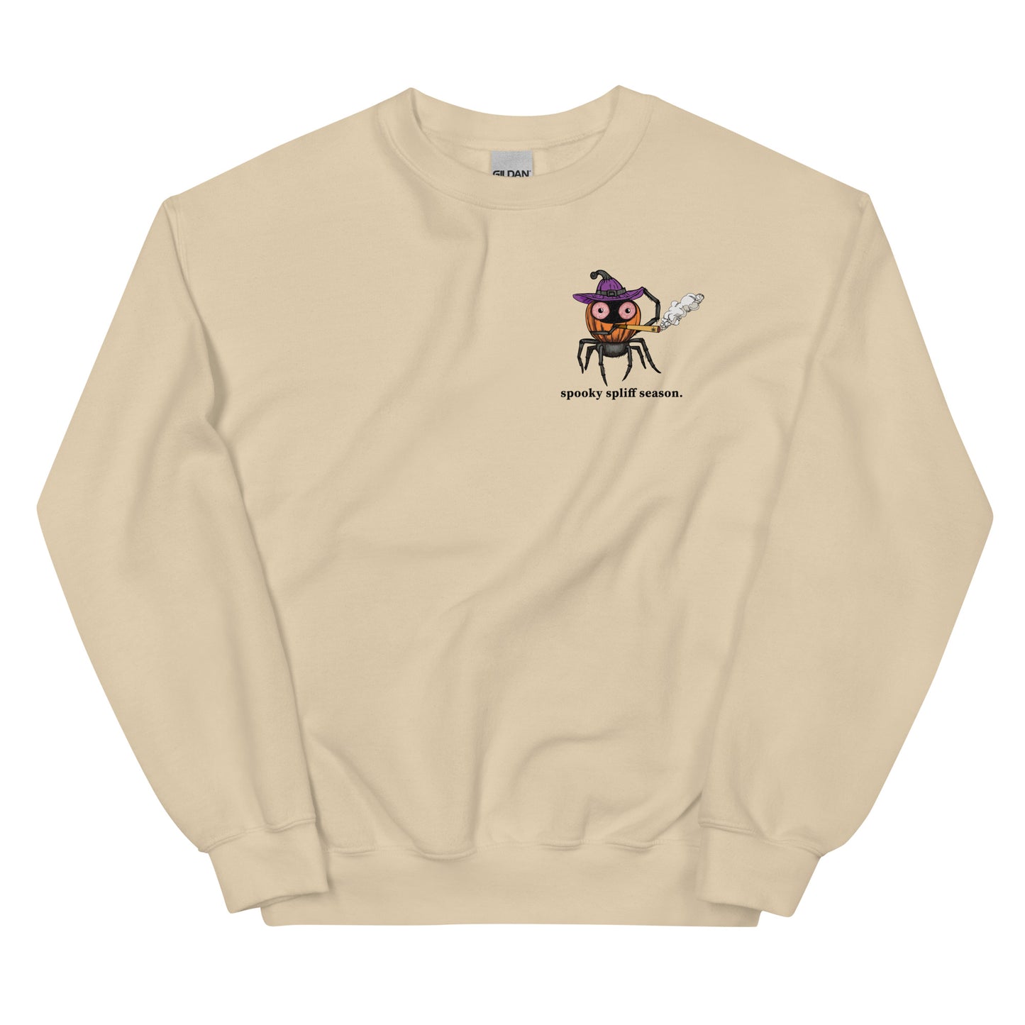 Stoned Spider Pullover - Spooky Spliff Season