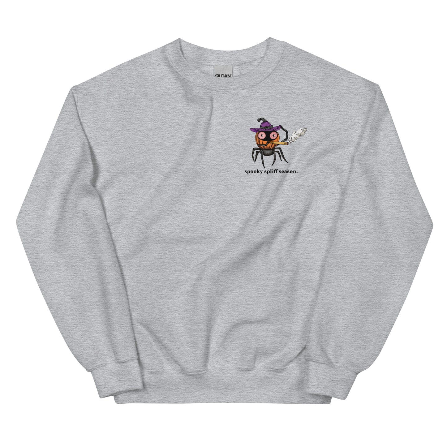 Stoned Spider Pullover - Spooky Spliff Season