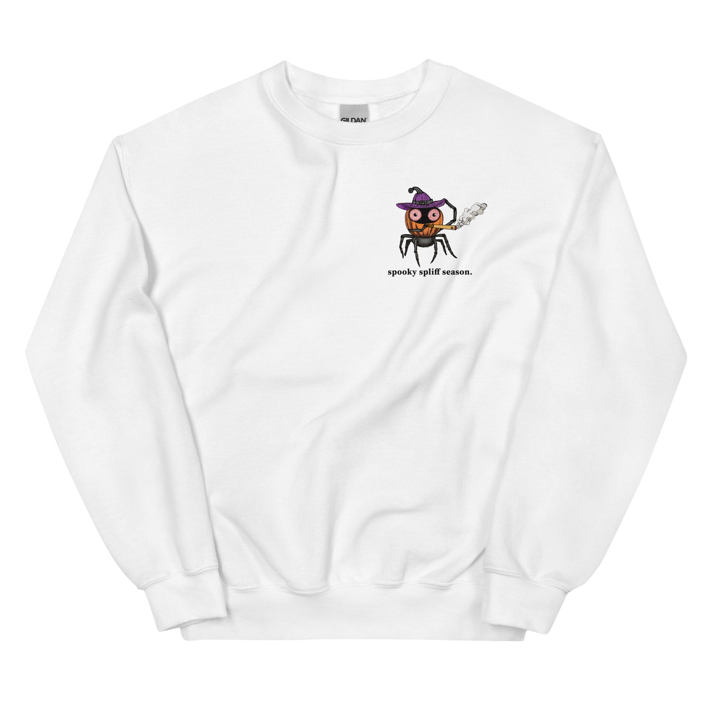 Stoned Spider Pullover - Spooky Spliff Season