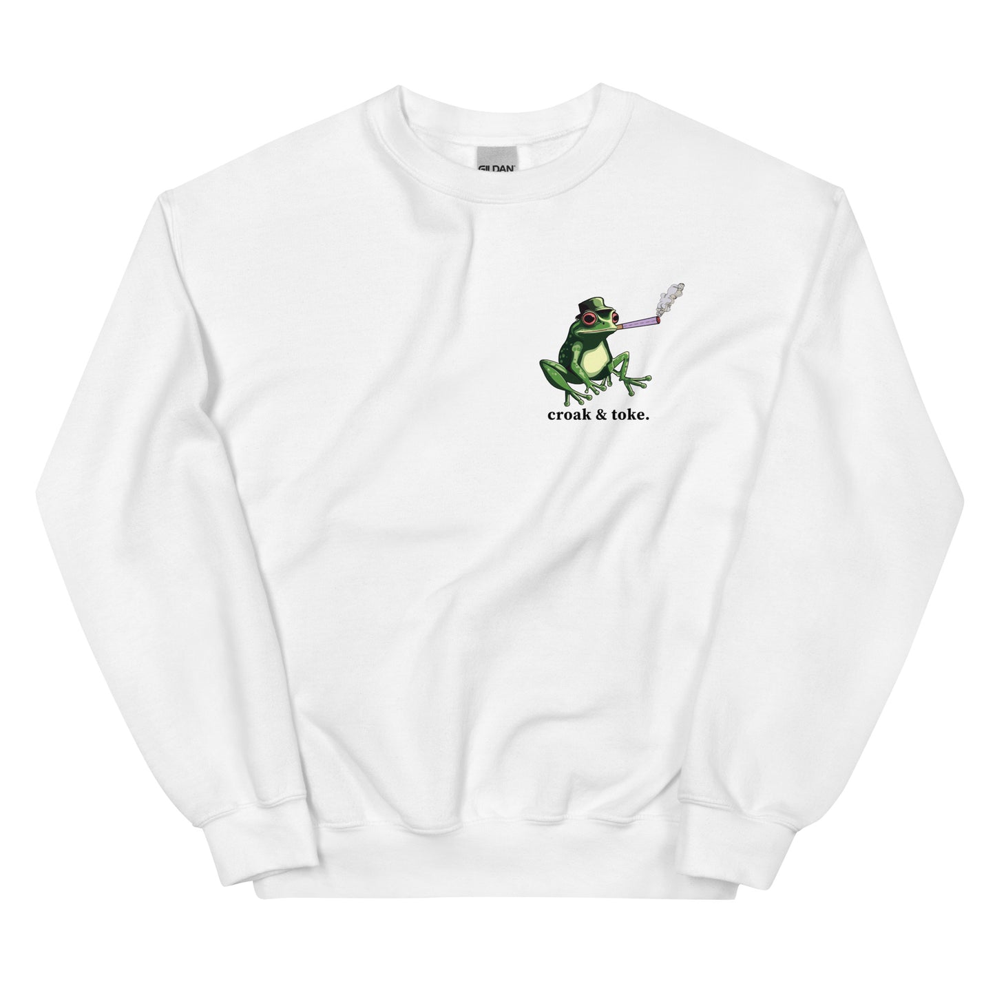 Stoned Frog Pullover - Croak and Toke