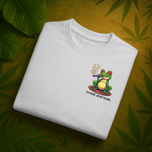 Moss the Tree Frog - Croak and Toak T-Shirt